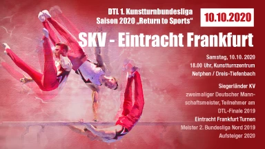 DTL: 1. Bundesliga Männer A: Siegerländer KV vs. Eintracht Frankfurt Turnen
