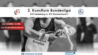 DTL: 2. Bundesliga Männer Nord A: KTG Heidelberg vs. KTV Straubenhardt II