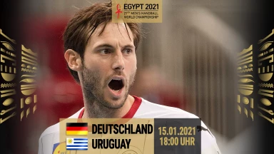 Barrierefreier Stream: Deutschland vs. Uruguay - Gruppe A: Handball-WM 2021
