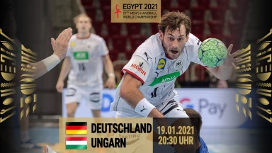 Barrierefreier Stream: Deutschland vs. Ungarn - Gruppe A: Handball-WM 2021