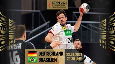 Deutschland vs. Brasilien: Hauptrunde - Gruppe I: Handball-WM 2021