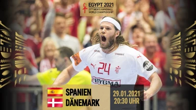 Spanien vs. Dänemark: Halbfinale: Handball-WM 2021
