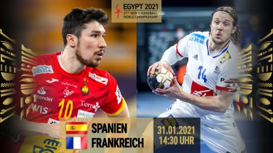 Spanien vs. Frankreich: Spiel um Platz 3: Handball-WM 2021