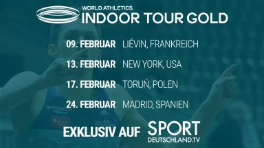 Top-Athleten rund um die Welt - World Athletics Indoor Tour 2021 LIVE und on demand