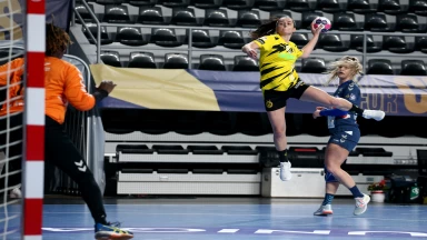 HBF: Dortmunds Tina Abdulla mit klasse Heber gegen Leverkusen!