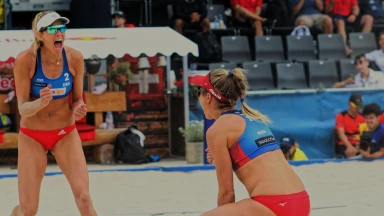 Mega-Doppelblock veredelt Gold! Alix/April feiern erstmals Triumph bei FIVB World Tour