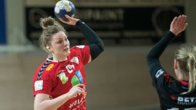 HBF: Unhaltbar! Halles Mikkelsen knallt die Kugel in den Winkel