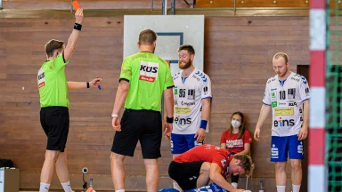 2. HBL: Rote Karte! Halfdansson trifft Gegner unglücklich im Gesicht