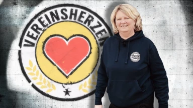 Conni Thau, Blau-Weiß 96 Schenefeld - Vereinsherzen