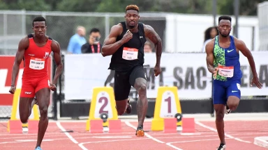 Traum von Olympia geplatzt: NFL-Spieler DK Metcalf scheitert im Sprint bei den Golden Games