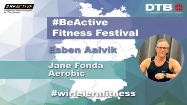 #BeActive Fitness Festival 2021: Jane Fonda Aerobic mit Esben Aalvik