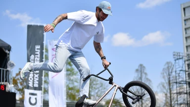 Ruhr Games 2021: Achtmaliger Weltmeister Matthias Dandois begeistert beim BMX Flatland