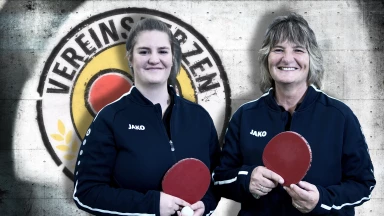 Sinja Mogalle und Ina Mogalle-Tschoepe, TSV Hachmühlen - Vereinsherzen