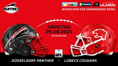 GFL2 Nord: Düsseldorf Panther vs. Lübeck Cougars