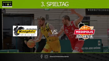 ProA: VfL Kirchheim Knights vs. Medipolis SC Jena