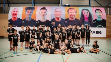HandbALL Together 2021 - Gensheimer bringt Kinder und Jugendliche zum Strahlen