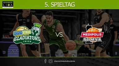 ProA: RÖMERSTROM Gladiators Trier vs. Medipolis SC Jena