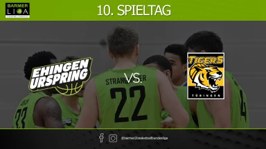 ProA: TEAM EHINGEN URSPRING vs. Tigers Tübingen