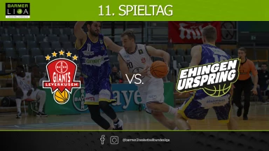 ProA: Bayer Giants Leverkusen vs. TEAM EHINGEN URSPRING