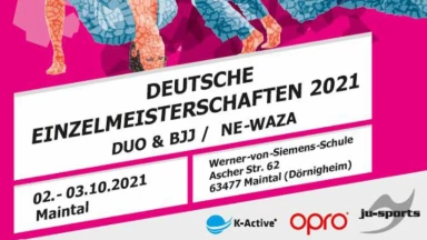 Samstag - Tatami 2 | Deutsche Einzelmeisterschaften | Fighting, Duo, BJJ/NeWaza