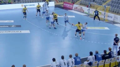 2. HBL: 30 Sekunden nach Wiederanpfiff! Hüttenberg holt sich die rote Karte!