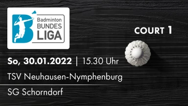 1. Bundesliga: TSV Neuhausen-Nymphenburg  vs. SG Schorndorf – Court‐01