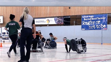 Rollstuhlrugby - Agivia Sharks in Action