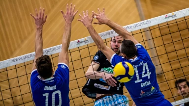 DVV-Pokal: Achtelfinale am 06.11.2021 - Blue Volleys gut aber nicht gut genug