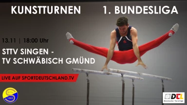 DTL: 1. Bundesliga Männer: StTV Singen vs. TV Schwäbisch Gmünd-Wetzgau