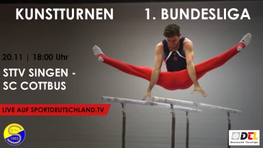DTL: 1. Bundesliga Männer: StTV Singen vs. SC Cottbus