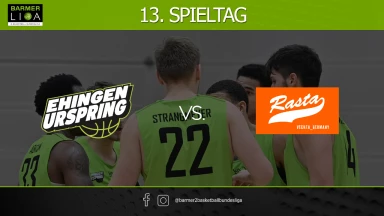ProA: TEAM EHINGEN URSPRING vs. RASTA Vechta