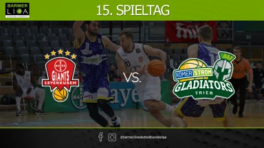 ProA: Bayer Giants Leverkusen vs. RÖMERSTROM Gladiators Trier
