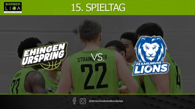 ProA: TEAM EHINGEN URSPRING vs. PS Karlsruhe LIONS