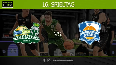 ProA: RÖMERSTROM Gladiators Trier vs. VfL SparkassenStars Bochum