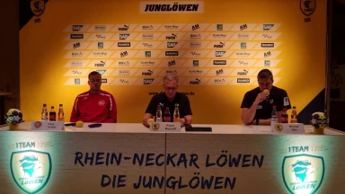 Pressekonferenz 3. Liga: Rhein-Neckar Löwen vs. HG Oftersheim/Schwetzingen
