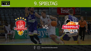 ProA: Bayer Giants Leverkusen vs. Medipolis SC Jena