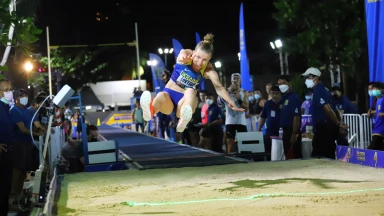 GFS 2021 Phuket (THA) - Myronchik-Ivanova (BLR) gewinnt Weitsprungwettkampf