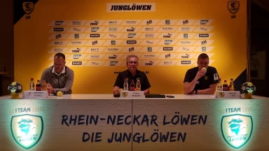Pressekonferenz 3. Liga: Rhein-Neckar Löwen vs. HLZ Friesenheim-Hochdorf