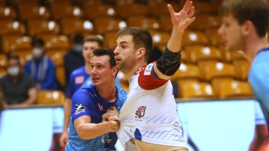 Pressekonferenz vom Spiel DRHV 06 vs. TV Großwallstadt