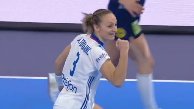 Highlight: Schöner Heber von Frankreich im Viertelfinale gegen Schweden