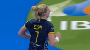 Highlight: Toller No-Look-Pass von Schweden im Viertelfinale gegen Frankreich