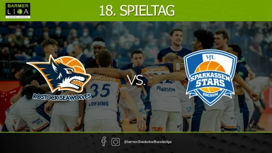 ProA: ROSTOCK SEAWOLVES vs. VfL SparkassenStars Bochum