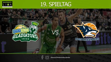 ProA: RÖMERSTROM Gladiators Trier vs. ROSTOCK SEAWOLVES