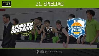 ProA: TEAM EHINGEN URSPRING vs. Vfl SparkassenStars Bochum
