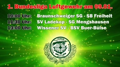 1. Bundesliga Luftgewehr Wissen - Tag 2