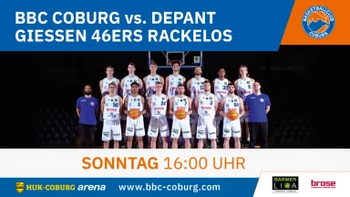 ProB Süd: BBC Coburg vs. Depant Gießen 46ers Rackelos