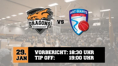 ProB: Dragons Rhöndorf vs. ART Giants Düsseldorf