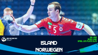Island vs. Norwegen - Spiel um Platz 5/6