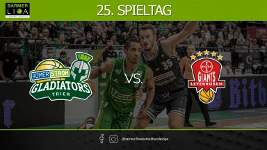 ProA: RÖMERSTROM Gladiators Trier vs. Bayer Giants Leverkusen