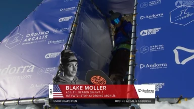 Winning Run Blake Moller mit gewaltigem Backflip | Freeride World Tour 2022 Stop
